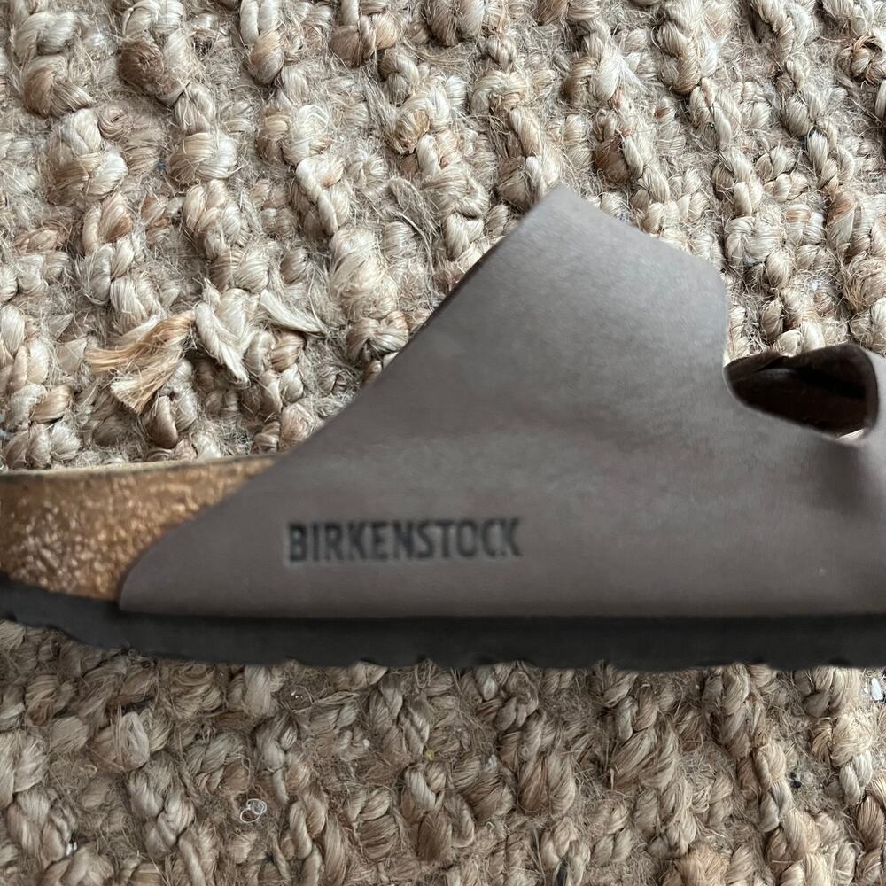 Birkenstock Arizona Mocha Brown Birko-Flor Sandals EU 37 Narrow Women's 6-6.5 - Picture 8 of 16